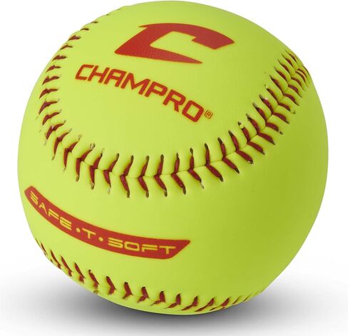 كرات تشامبرو الآمنة الناعمة مقاس 10 بوصات مع غطاء ديوراهايد، RIF 1، 12 عبوة in Kuwait