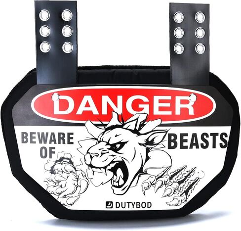 لوحة خلفية لكرة القدم - DUTYBOD الجزء السفلي من الظهر وعظام الظهر وواقي درع خلفي للشباب والكبار (الوحوش والكبار) in Kuwait