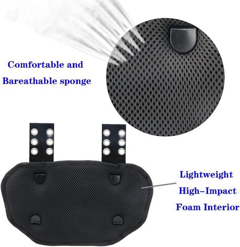 لوحة خلفية لكرة القدم - DUTYBOD الجزء السفلي من الظهر وعظام الظهر وواقي درع خلفي للشباب والكبار (الوحوش والكبار) in Kuwait