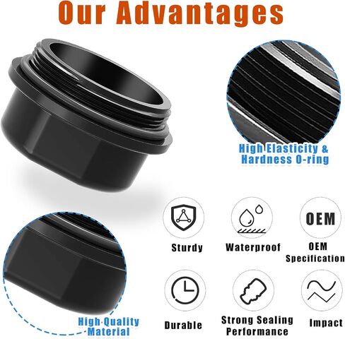 K71-G01-73 (81143) Trailer Hub Dust Cap Replacement for Dexter Vortex Replacement Caps Fit Boat, Trailer & Other Hub Kits (2 Pack, w/O-Ring) in Saudi Arabia