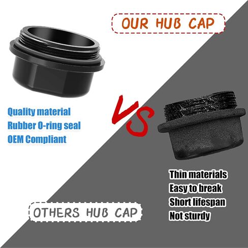 K71-G01-73 (81143) Trailer Hub Dust Cap Replacement for Dexter Vortex Replacement Caps Fit Boat, Trailer & Other Hub Kits (2 Pack, w/O-Ring) in Saudi Arabia