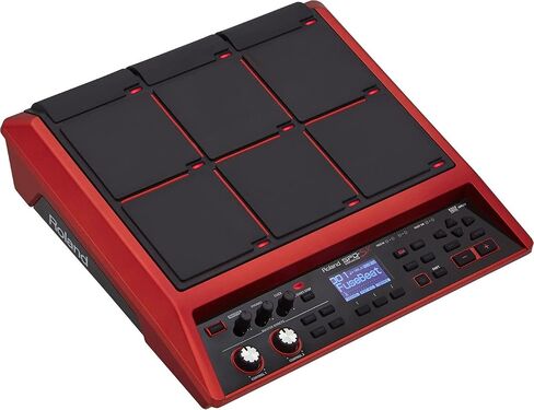 لوحة أخذ عينات الإيقاع من Roland SPD-SX مع ذاكرة داخلية سعة 4 جيجابايت، متوسطة سوداء ولوحة طبلة Roland PDS-20 تدعم أدوات الإيقاع (PDS-20)، كروم in Saudi Arabia