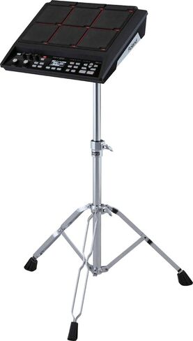 لوحة أخذ عينات الإيقاع من Roland SPD-SX مع ذاكرة داخلية سعة 4 جيجابايت، متوسطة سوداء ولوحة طبلة Roland PDS-20 تدعم أدوات الإيقاع (PDS-20)، كروم in Saudi Arabia