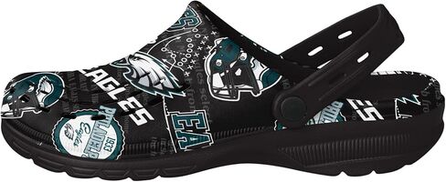 صنادل مائية للرجال من FOCO NFL تحمل شعار فريق NFL أحذية شبشب مع حزام in Kuwait