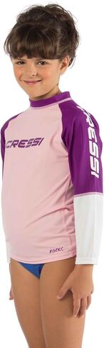 Cressi YOUNG LONG SLEEVE RASH GUARD, Boys Girls Rash Guard for Swimming, Surfing, Diving - Cressi: Quality Since 1946 in Saudi Arabia