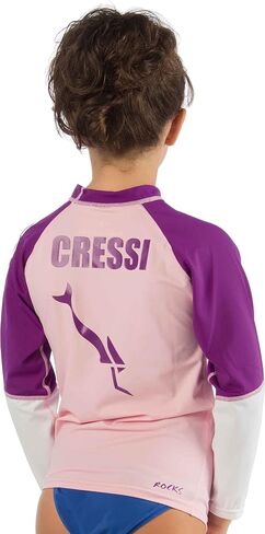 Cressi YOUNG LONG SLEEVE RASH GUARD, Boys Girls Rash Guard for Swimming, Surfing, Diving - Cressi: Quality Since 1946 in Saudi Arabia