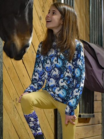 Kid's ProAire Printed Long Sleeve Shirt in Kuwait