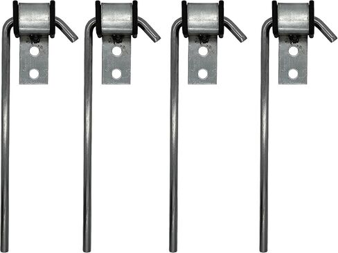 4 Pcs Heavy Duty Exhaust Hanger Rod -Universal Use Exhaust Bracket Hanger - 3/8" Rod 10" Long in Saudi Arabia
