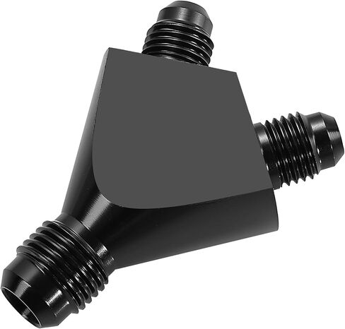 EVIL ENERGY 6AN Y Block Flare Fitting Adapter Union Splitter Black in Kuwait