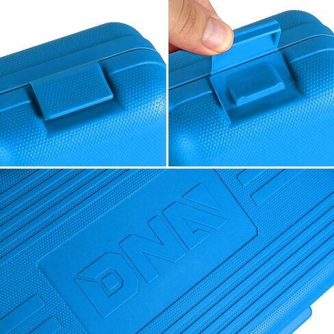 ‎DNA MOTORING TOOLS-00244 طقم خدمة الفرامل 8 قطع، مجموعة أدوات إزالة كماشة زنبرك الفرامل مع حقيبة حمل، أزرق in Kuwait