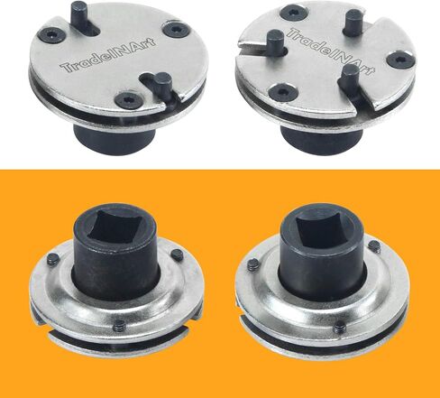 TradeINArt Universal Adjustable 2&3 Pin Brake Caliper Rewind Back Replacement Tool,3/8" Square Drive in Saudi Arabia