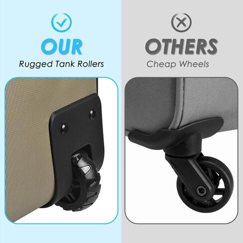 BROTOU Golf Travel Bags for Airlines with Tank Wheels and ABS Hard Shell Top Golf Club Travel Case Waterproof Oxford Fabric Protect Golf Clubs Large Capacity and Easy to Maneuver in Kuwait