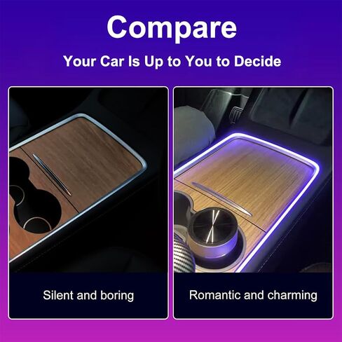 Car LED Lights,Interior Strip Lights with App Remote Button Control,USB RGB Inside Car Ambient Lighting Fiber Optics with Music Mode,DC 12V in Kuwait
