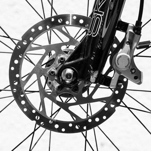 BESPORTBLE مجموعتان من فرامل قرص الدراجة الجبلية من سبائك الألومنيوم قرص فرامل ميكانيكي MTB أمامي وخلفي (أسود) in Saudi Arabia