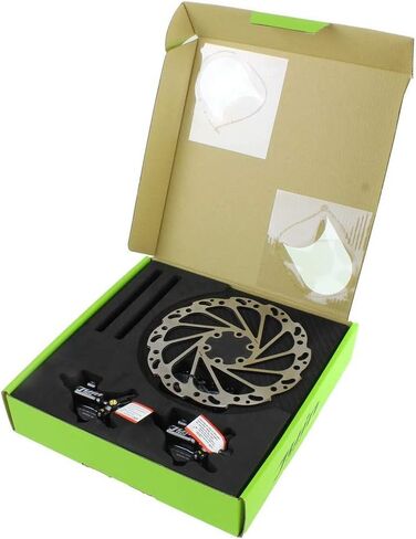 Juin Tech M1 Cable Actuated Hydraulic Bicycle Bike Disc Brake Caliper Set Extra Powerful Hybrid Brake for Road/Mountain/Cyclocross/Gravel/E-Bike/Folding Bike etc. use in Kuwait