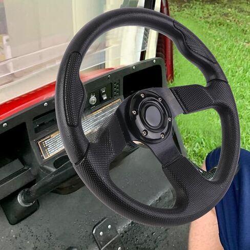YEHICY عجلة قيادة عربة الجولف مقاس 13.7 بوصة لـ EZGO RXV TXT وClub Car DS وClub Car Precedent وYamaha Universal Black EZGO عجلة القيادة in Kuwait
