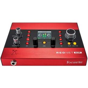 Focusrite RedNet X2P 2x2 Ethernet Audio Digital IO with Mic Preamps