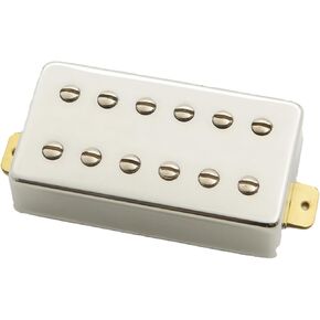 ARTEC LPC12BP LP Humbucker "CR" Plated 12-Ajustable Pole-piece Neck Pickup (Ceramic Bar)