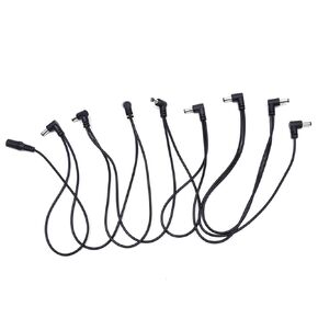 9V DC Power Jack Splitter Adapter Daisy Chain 1 to 8 Way Power Cable for Guitar Pedals (8 Way Cable)