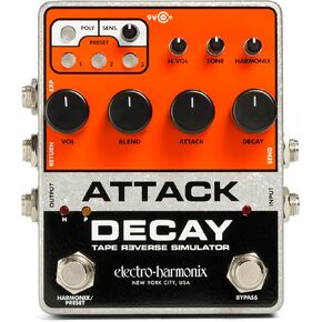 Electro-Harmonix Attack Decay Tape Reverse Simulator Pedal