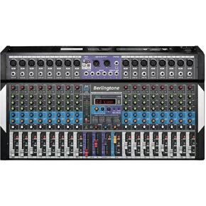 BR-16MX- 16 Channel Professional Bluetooth Studio Audio Mixer - DJ Sound Controller, USB MP3 Player, PC Recording,14 Microphone Jack, 48V Phantom Power, 24BIT Digital Effect, Unpowered