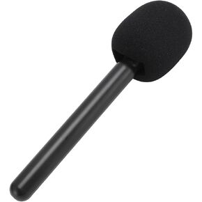 Microphone Handle Interview Handheld Adapter, Microphone Systems Mic Handle for Rode GOII