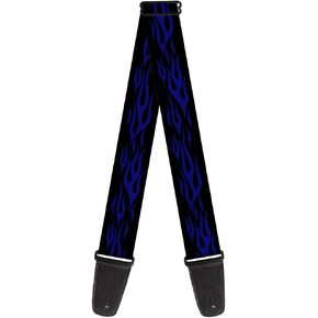 Buckle-Down Guitar Strap Flame Blue 2 Inches Wide (GS-W20601)