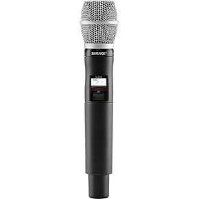 Shure QLXD2/SM86 Handheld Transmitter with SM86 Vocal Mic Capsule - for use with QLX-D Digital Wireless Microphone Systems, Receiver Sold Separately | G50 Band (QLXD2/SM86=-G50)