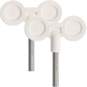 ibasenice 2pcs Metal Winding Keys For Windup Jewelry key handle supplies music box hair scrunchies winder bar replace Component music Winding winding keys music Box clockwork
