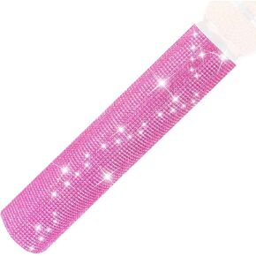 Pinkly Mic Cover for Universal Wireless Microphone and BETA58, SM58, BETA87, PG58, Glittering on Wedding Party Stage Live Show (Mic NOT Included)