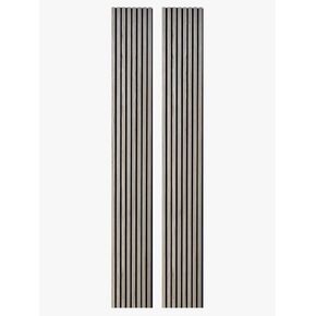 Wooden Wall SLATS/ 2PACK/ Wooden Wall Panel (Black)