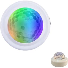 Battery-Powered Party Lights DJ Disco Lights,Sound Control Stage Magic Ball Light,Color Changing Strobe RGB Night Light,Suitable for Indoor and Outdoor Parties,Birthday Parties,Bars
