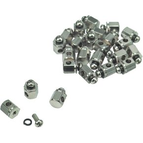 Golden Gate P-50 Hex-shaped Bracket Shoe Assembly - Nickel-Plated Brass