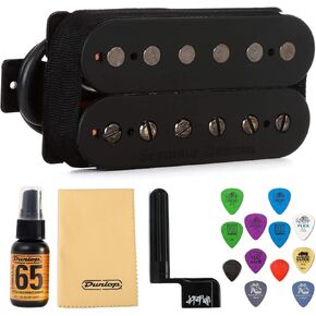 Seymour Duncan Nazgul Bridge Bundle with Dunlop Polish, microfiber cloth, string winder, and pick pack
