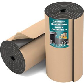 2 Pack Soundproof Sound Absorbing Sound Insulation Foam with Self-adhesive,High Density Acoustic Closed Cell Foam. Acoustic Treatment Panel For Home Studio