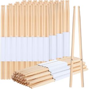 36 Pairs Drumsticks Maple Round Wood Tip Drum Sticks Classic Drumsticks for Adults Musical Instrument Percussion Accessories for Kids (7A)