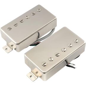 مجموعة التقاطات جسر الرقبة RPH3 Alnico II المغطاة بالمغناطيس من The Revival Pickups للجيتار الكهربائي، النيكل in Kuwait