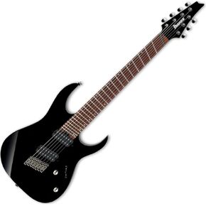 Ibanez RGMS7BK RG Multi Scale 7-String Electric Guitar (Black)