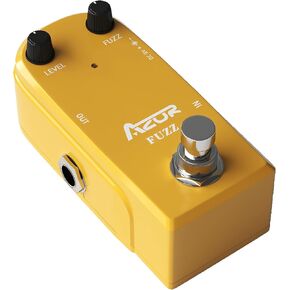 AZOR Vintage Fuzz Guitar Effect Pedal True Bypass Mini Pedal for Electric Guitar AP-310