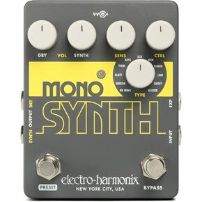 Electro-Harmonix Mono Synth Guitar Synthesizer Pedal