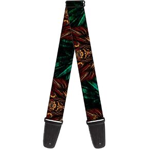 Buckle-Down GS-W32038 Guitar Strap - TJ-Zombie King, 2" Wide & 29-54" Length