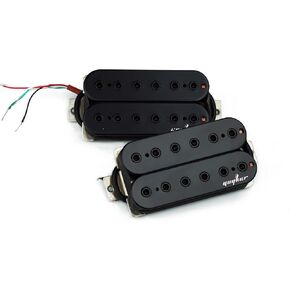 Guyker Guitar Humbucker Pickups, Alnico 5 Neck/Bridge Double Coil Open Pickups Set Replacement Part for 6 String Electric Guitar, HBBA5-BK-XBB