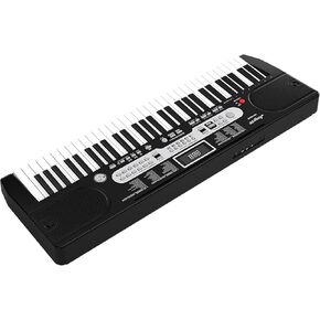 Electric Piano, Kids 61 Key Portable Keyboard Electric Piano with Microphone and Headphone Mode,Full Piano Keyboard With Portable Electric Keyboard Teaching for Best Birthday Gift