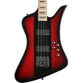 Jackson X Series Signature David Ellefson Kelly Bird IV Bass, Red Stripe, Maple Fingerboard