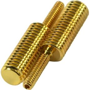 Kluson USA Offset Conversion Post Set For Samick Tune-O-Matic Bridges Gold