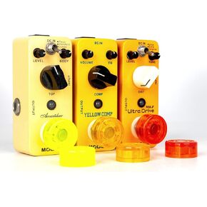 MOOER Candy Guitar Effects Pedalboard Footswitch Toppers Warm Color Electric Guitar Bass Guitar Footswitch Toppers