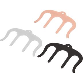 MECCANIXITY Pack of 3 Metal Music Book Clip and Page Holder for Sheet Music Stands, Piano Sheet Music Holders Music Book Holder Black/Silver/Rose Gold