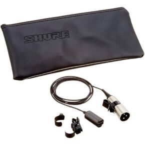 ميكروفون Shure SM11 الديناميكي المصغر متعدد الاتجاهات مع كابل مرن طويل العمر، ومجموعة مشبك ربط، ومجموعة ربط ربط، ومشبك حزام موصل وحقيبة حمل بسحاب (SM11-CN) in Kuwait