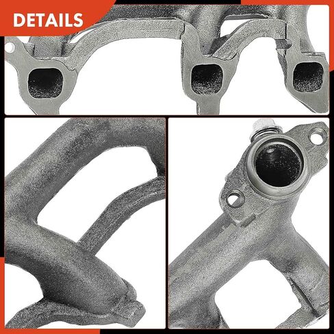 A-Premium Rear Exhaust Manifold Kit W/Gasket, Bolts, Nuts [6Cyl 4.0L] Compatible with Jeep WJ Series Grand Cherokee 1999-2004, TJ Series Wrangler 00-06, XJ Series Cherokee 00-01, TJ Series TJ 00-06 in Saudi Arabia