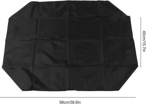 غطاء بيانو غبار مقاوم للماء، غطاء بيانو مناسب عالمي، سهل الاستخدام، تخزين حماية كاملة (أسود 88 مفتاحًا) in Kuwait